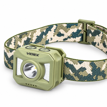 Налобный светодиодный фонарик VIDEX VLF-H085R-TAC 120Lm RED 000062496 фото