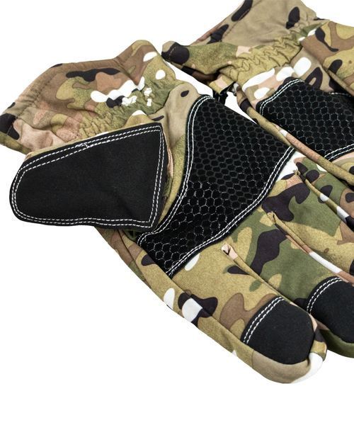 Рукавички ZAIR Softshell PRO мультикам р. XL 000036674 фото