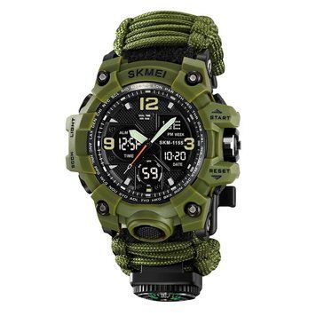Годинники наручні 1155BNAG SKMEI, ARMY GREEN 000057837 фото