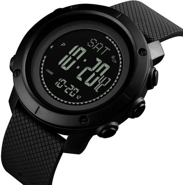 Часы Skmei 1427BK Black+Compass 000051262 фото