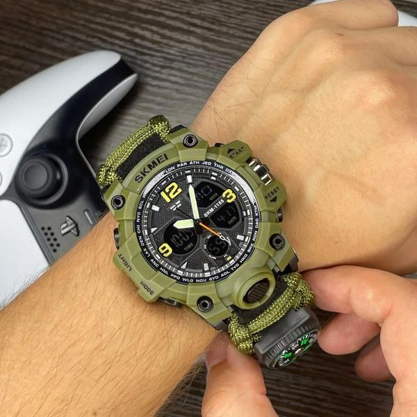 Наручные часы 1155BNAG SKMEI, ARMY GREEN 000057837 фото