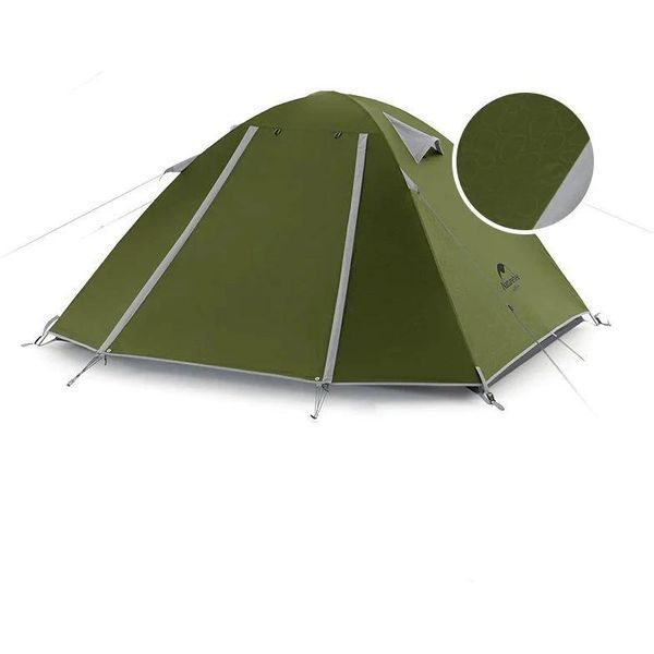 Намет двомісний Naturehike P-Series NH18Z022-P, 210T/65D,темний хакі 000044905 фото