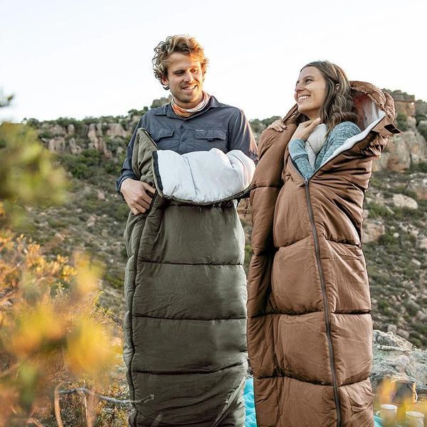 Спальник з капюшоном Naturehike U350 NH20MSD07, (1&deg;C), лівий, зелений 000050246 фото
