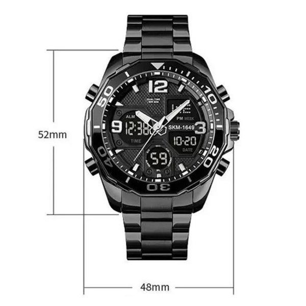 Наручные часы 1649BK SKMEI, BLACK, DualTime 000051194 фото