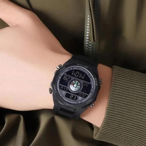 Годинники наручні 2209BKWT SKMEI, BLACK-WHITE, Compass, Pedometer 000051180 фото