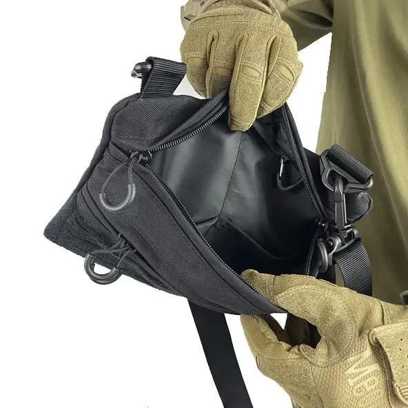 Тактична сумка через плече Street Bag Stryker Black (M) 000046628 фото