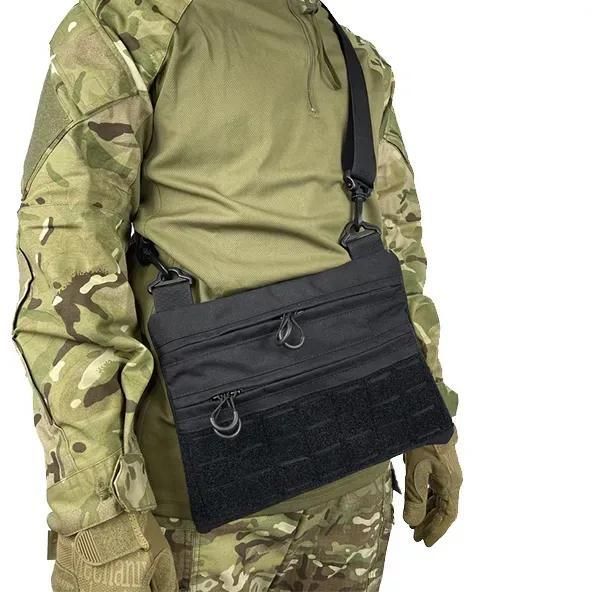 Тактична сумка через плече Street Bag Stryker Black (M) 000046628 фото