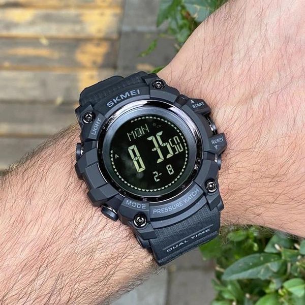 Годинник військовий Skmei 1358A ВLACK Smart Watch Compass 000052764 фото