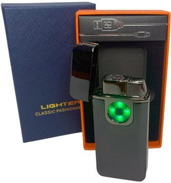 Запальничка дугова електроімпульсна USB+газ 2 в1 HL-483 000053262 фото