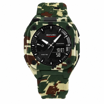 Годинник військовий Skmei 2328 CMGN Skmei Camo Green 000060321 фото
