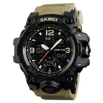 Наручные часы 1155BKH SKMEI, KHAKI 000054334 фото