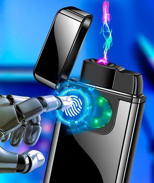 Зажигалка дуговая электроимпульсная USB+газ 2 в1 HL-483 000053262 фото