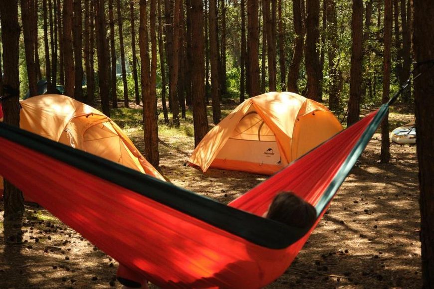 Гамак Naturehike одинарний NH21DC011, помаранчевий 000050252 фото