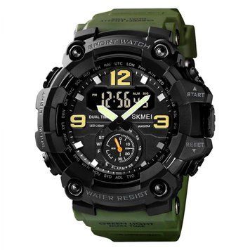 Наручные электронные часы Skmei 1637AG Army Green 1080-0747 000047335 фото