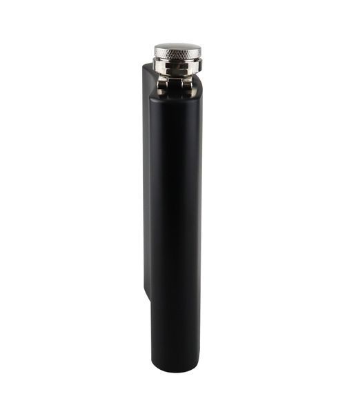 ФлягаТМ 4Profi чорна нержавіюча з УФ друком чорна серія №102 9OZ 255 мл 000041530 фото