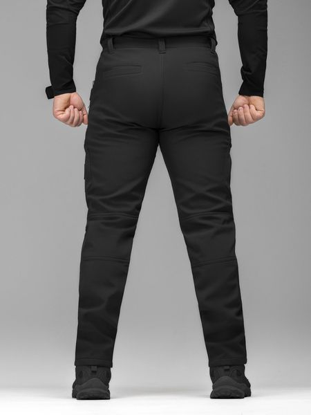 Брюки карго тактичні Softshell BEZET Ешелон чорний р. L 000036340 фото