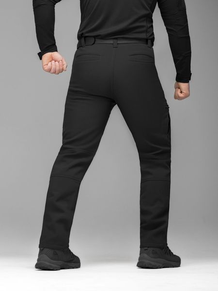 Брюки карго тактичні Softshell BEZET Ешелон чорний р. L 000036340 фото