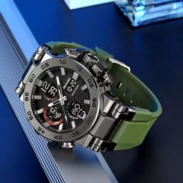Годинники наручні 2499AG SKMEI, ARMY GREEN 000051859 фото