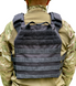 Плитоноска StrykeR (Plate Carrier) із швидким скиданням (камербанд скелет) AEGIS Чорна GEN 3 000046636 фото 6