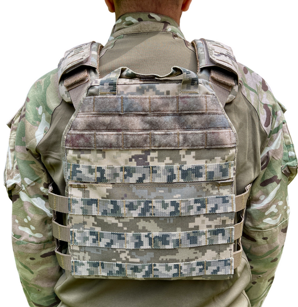 Плитоноска StrykeR (Plate Carrier) із швидким скиданням (камербанд скелет) AEGIS Піксель ММ-14 GEN 3 000046637 фото