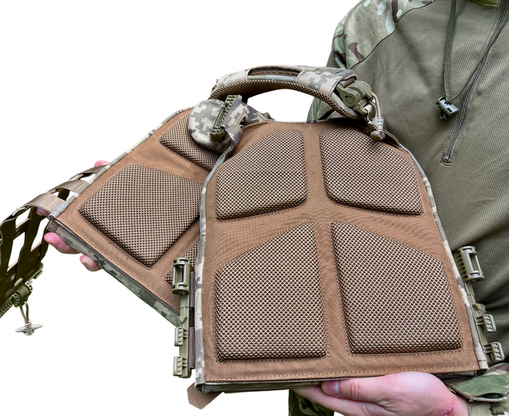 Плитоноска StrykeR (Plate Carrier) із швидким скиданням (камербанд скелет) AEGIS Піксель ММ-14 GEN 3 000046637 фото