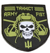 Шеврон щиток Танкіст Army Fist фон чорний 000015432 фото 1