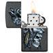 Запальничка ZIPPO Wolf Skull Feather Design 000035594 фото 5