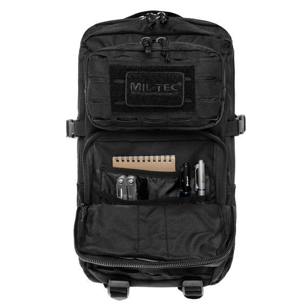 Рюкзак тактичний ASSAULT "L" LASER CUT Black 36 L Mil-Tec 000042940 фото