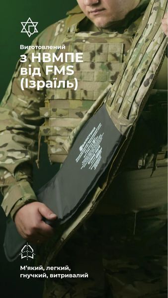 Баллистический пакет для РПС "Черсел" Слим L (2 класс | 880 г | НВМПЭ ✡ Израиль) ТМ Баллистика 000051071 фото