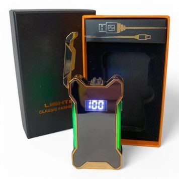 Запальничка електрична USB подвійна дугова плазма HL-651 000053259 фото