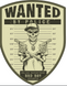 Шеврон щиток Tactic4Profi принт "Wanted" (9*7) 000036627 фото