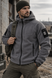 Кофта флісова з капюшоном Tactical ТТХ графіт р. M 000060896 фото 5