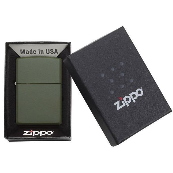 Запальничка ZIPPO Regular Green Matte, 221 000039937 фото