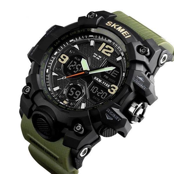 Годинники наручні 1155BAG SKMEI, ARMY GREEN 000057089 фото