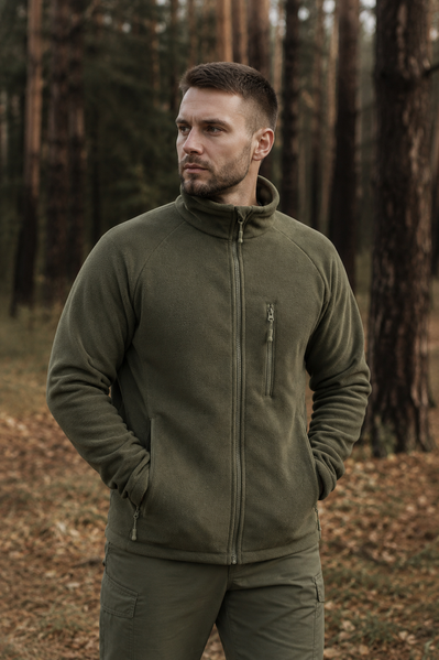 Кофта флисовая Tactical ТТХ, Олива (UltraSoft) р. 2XL 000060365 фото