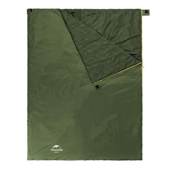 Спальний мішок Naturehike LW180 Mini NH21MSD04, лівий, темно-зелений 000056180 фото