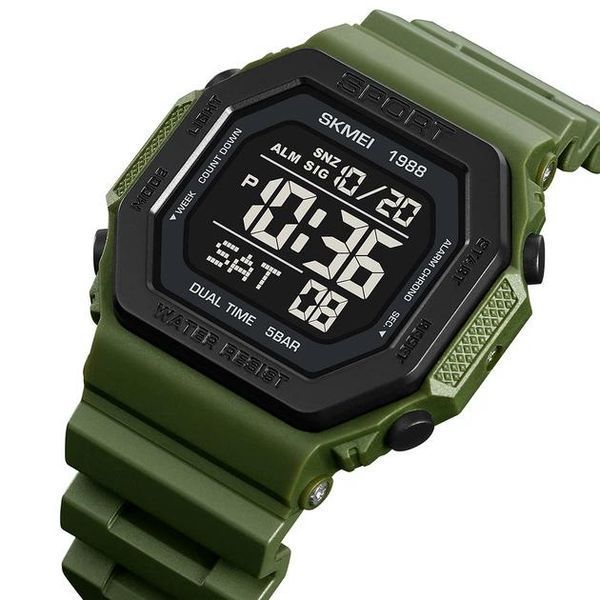 Годинник військовий Skmei 1988AG Army-Green 000041161 фото