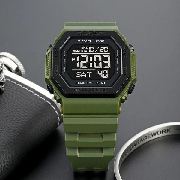 Годинник військовий Skmei 1988AG Army-Green 000041161 фото