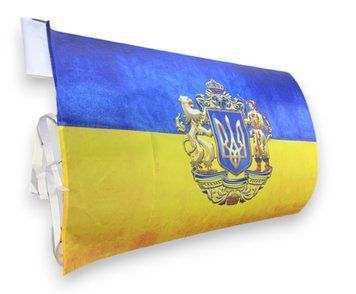 Прапор 1400*900 "Великій Герб України" одностронній (Поліестер) 000032948 фото