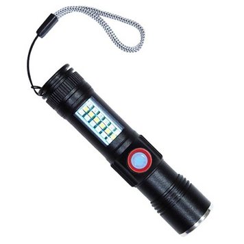 Ліхтар SY-1903C-P50+SMD+RGB, Alarm, Li-Ion акум., ремінець, ЗУ USB, zoom 000011893 фото