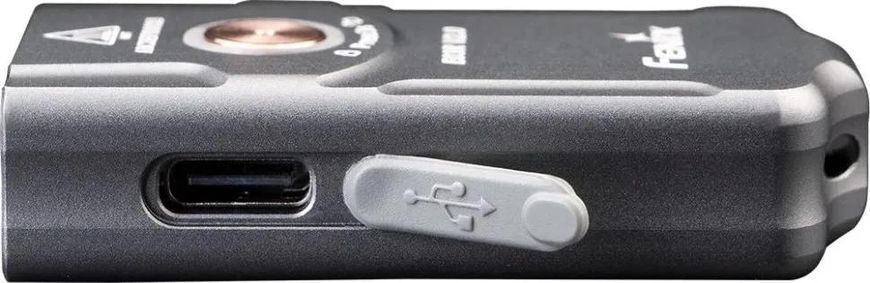 Фонарь наключный Fenix E03R V2.0, серый 000043849 фото