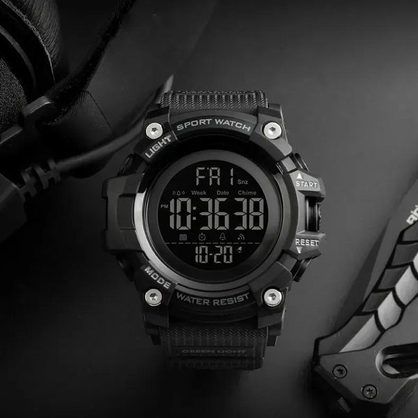 Годинник військовий Skmei 1384 Black 000057831 фото