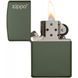 Запальничка Zippo Green Matte with Logo, 221ZL 000055344 фото 3