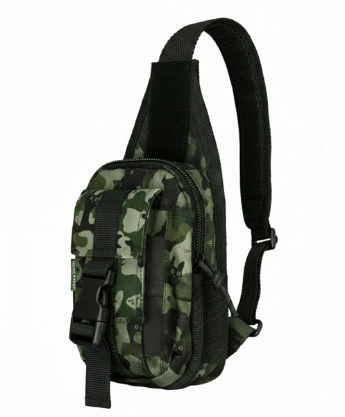 Сумка для документів через плече оксфорд PU 600D Cats Camo Хаки 000052206 фото