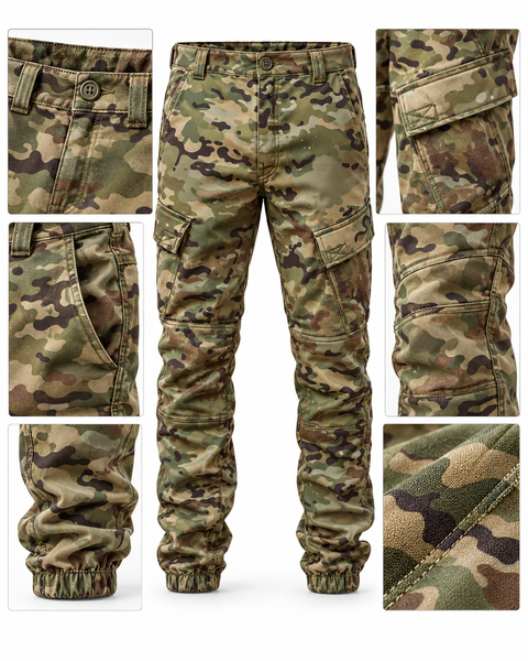 Зимние штаны DAN Soft Shell Цвет: мультикам р. L 000062584 фото