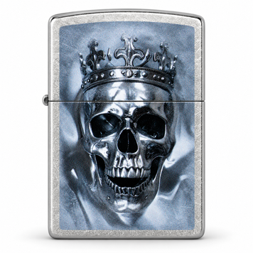 Запальничка ZIPPO 207 Metallic Skull Design 000062103 фото