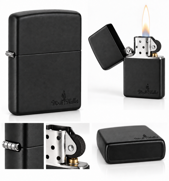 Запальничка Zippo Black Matte 218 000060650 фото
