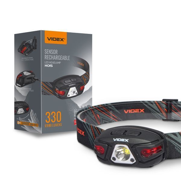Налобный светодиодный фонарик VIDEX VLF-H015 330Lm 5000K 000057207 фото
