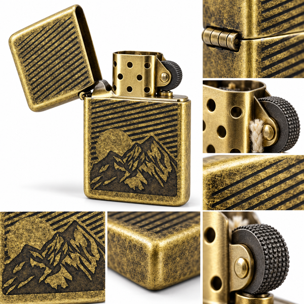 Запальничка ZIPPO 201FB Mountain Design 000062106 фото