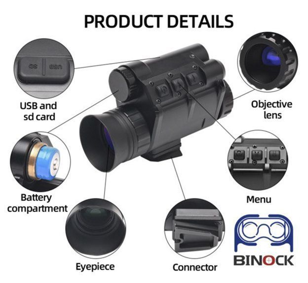Прилад нічного бачення BINOCK-NVG 000050410 фото